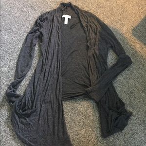 Tissue weight cardigan